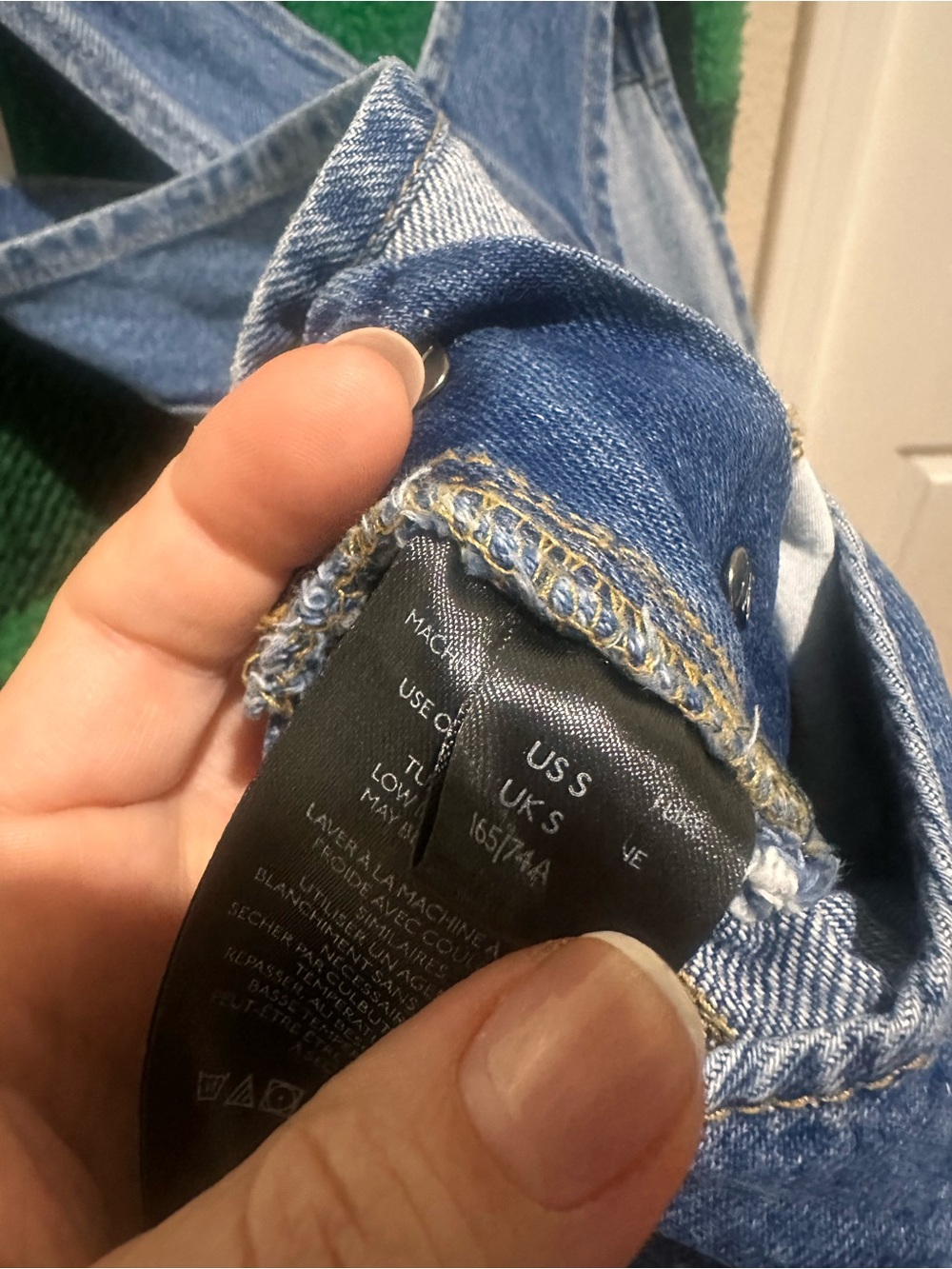 We the free free people Denim Overalls - Classic Blue Women’s Jeans Overalls - Picture 6 of 14